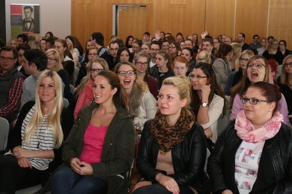 Verabschiedung in der Aula